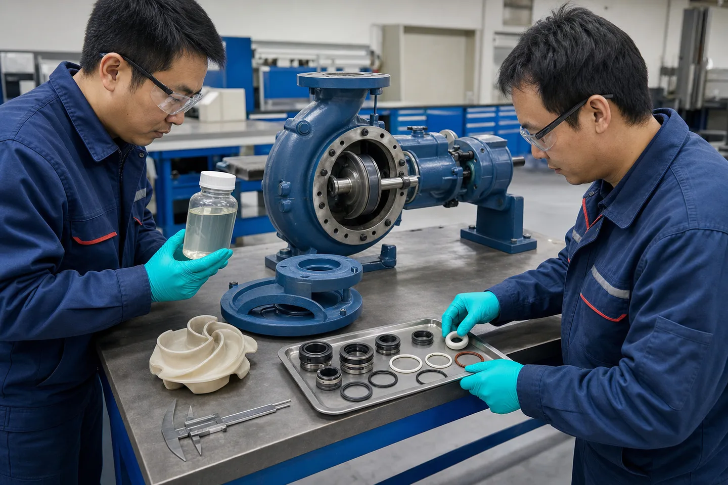 腐蚀性液体选泵，流量和扬程确定后还要核对哪些工况