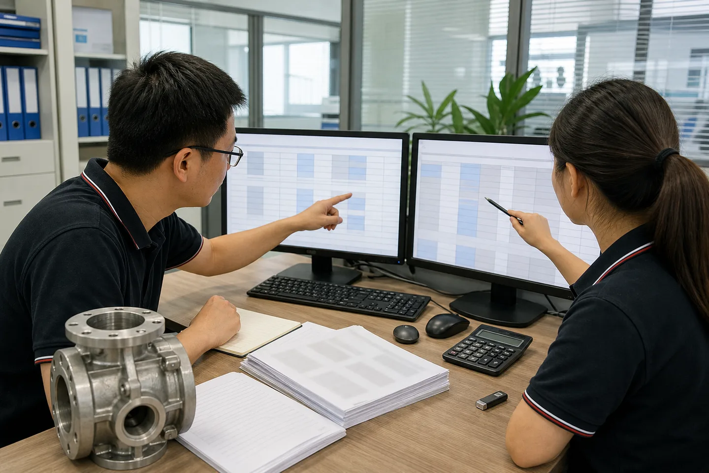 外贸资料人员核对英文规格数值与CSV导入列数