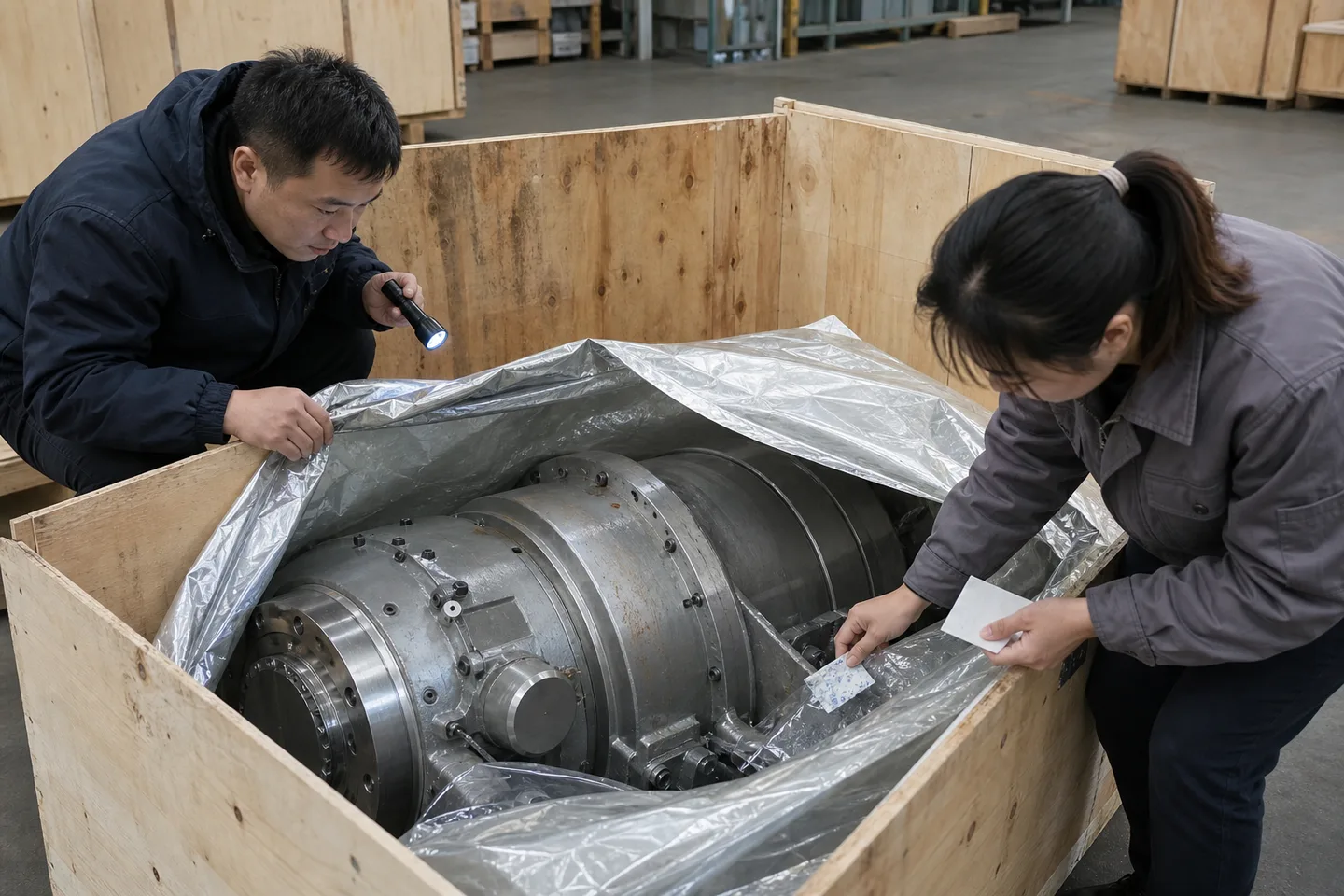 出口木箱到港后设备表面锈蚀，先分清进水、结露和防潮层失效