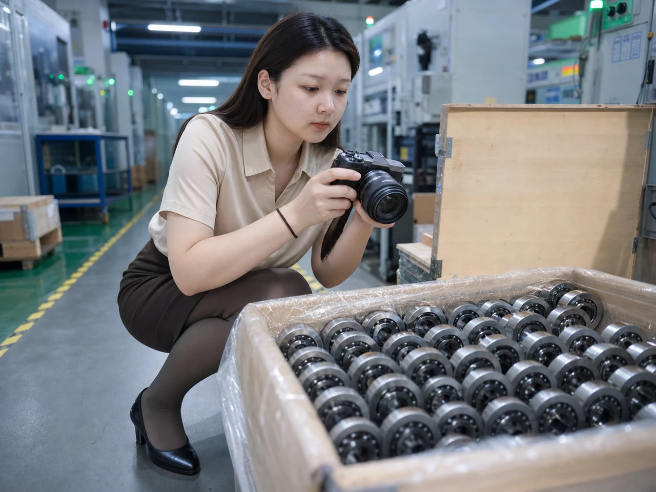 精密轴承样品与量产记录现场