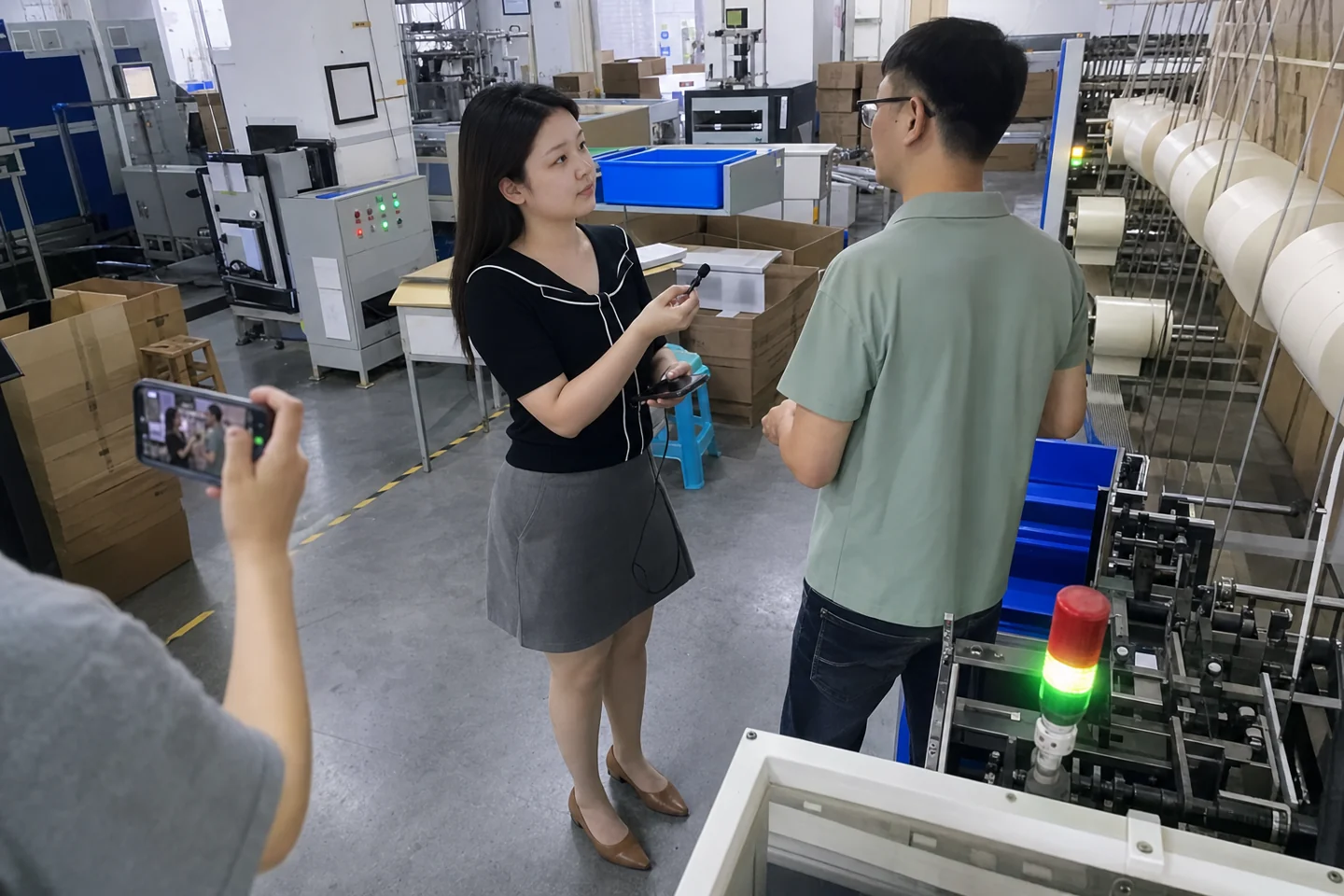 缠绕机加工交期承诺前销售与技术核对规格现场