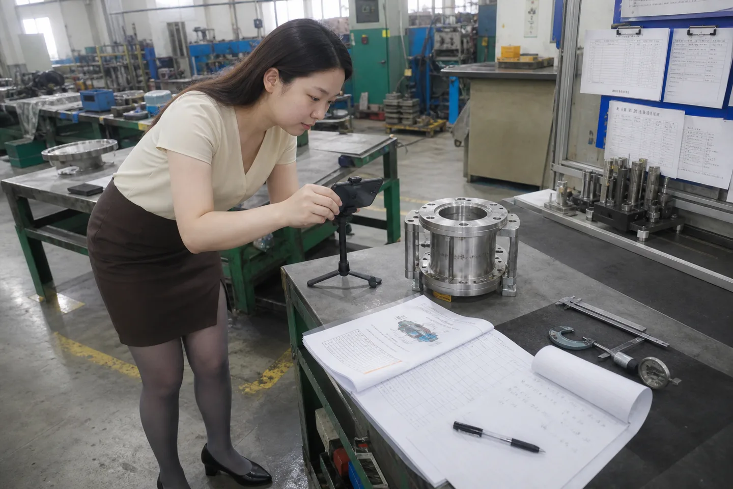 屏蔽泵加工特殊要求确认现场